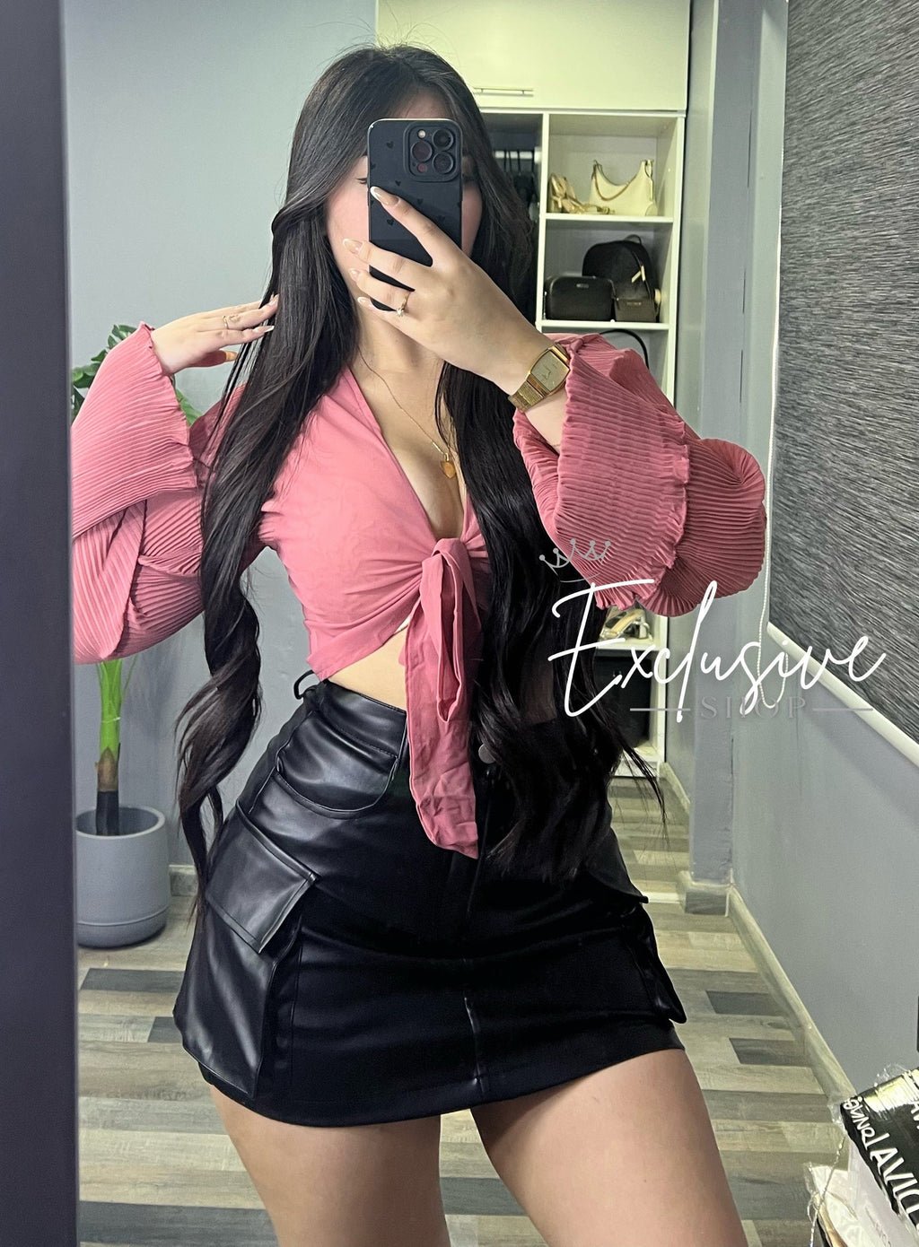 Camisa Plisada